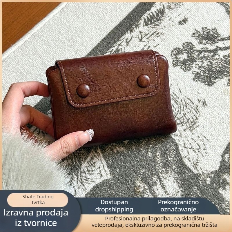 Novčanik za kovanice, gradski minimalistički stil, vodootporan PU materijal, PU podstava