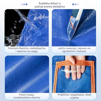 Ton torba za ekspresni prijenos - PE premazana tkanina, kvadratno dno, nosivost 1–50