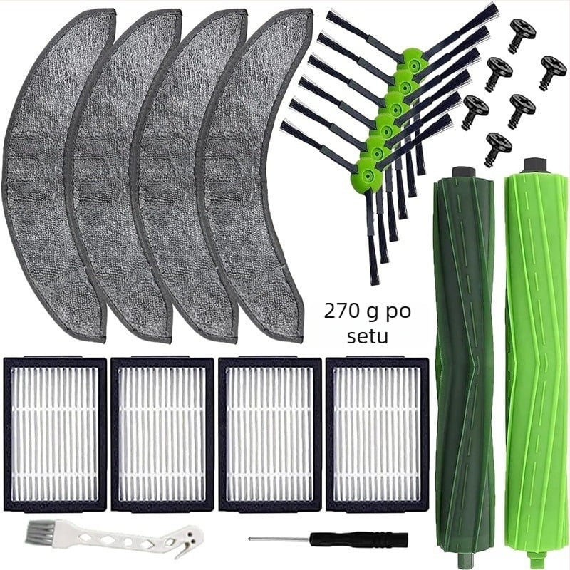 Set bočnih četkica za iRobot Combo J7/J7+/J9+/10MAX (kućna upotreba, automatsko upravljanje, kompatibilno sa J7/J7+/J9+/10MAX, pokriće 51–100 m²)