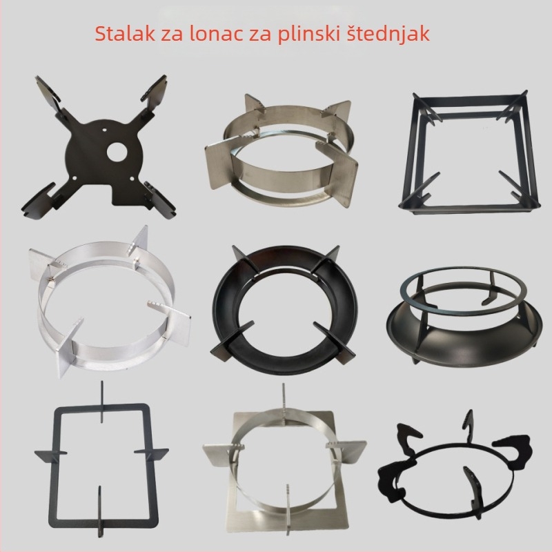 Držač za lonce za plinski štednjak - protuklizna mreža, dodatak za držanje lonaca, model: Gas stove pot holder