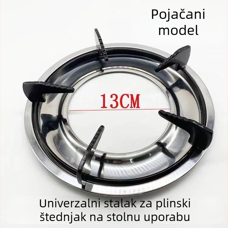 Kružni nosač za plinsku kuhinju, univerzalni, protuklizni, držač za lonac za mlijeko