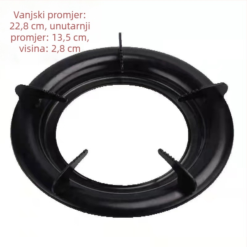 Kružni nosač za plinsku kuhinju, univerzalni, protuklizni, držač za lonac za mlijeko