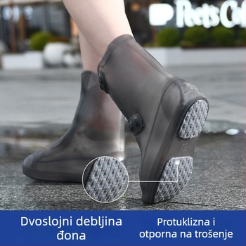 Pokriće za cipele za kišu za muškarce, vodootporni, protuklizni, PVC