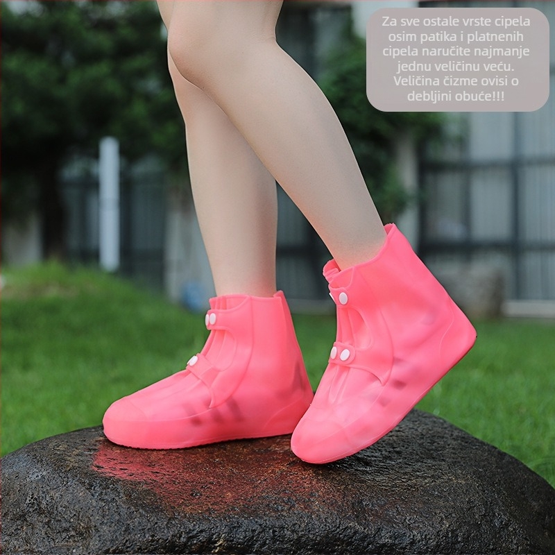 Pokriće za cipele za kišu za muškarce, vodootporni, protuklizni, PVC