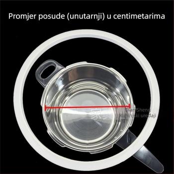 Zaptivni prsten za lonac pod pritiskom – univerzalna prilagodba, za električno kuhalo, direktna ugradnja