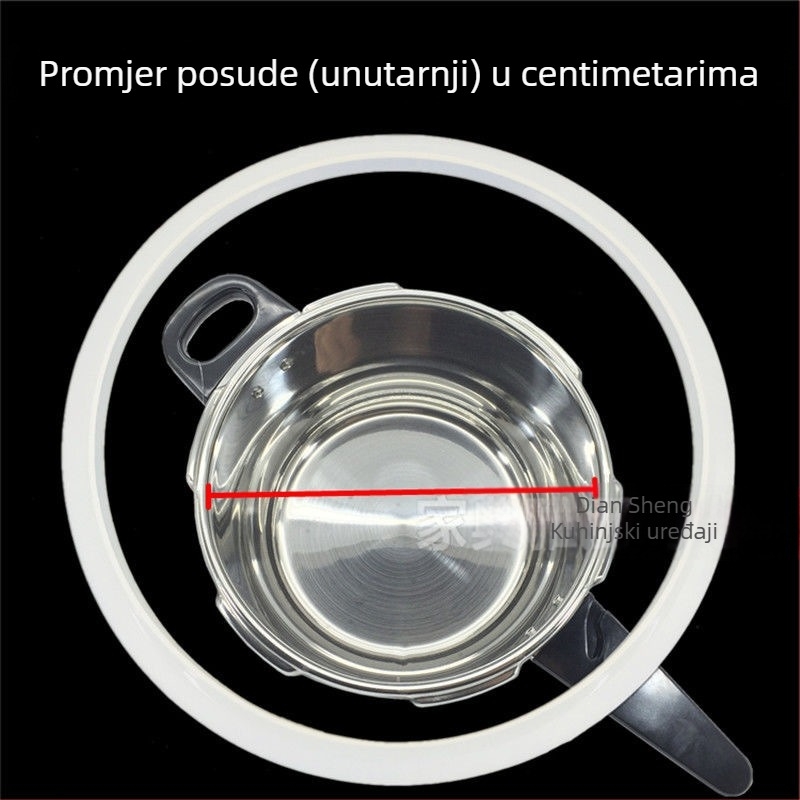 Zaptivni prsten za lonac pod pritiskom – univerzalna prilagodba, za električno kuhalo, direktna ugradnja
