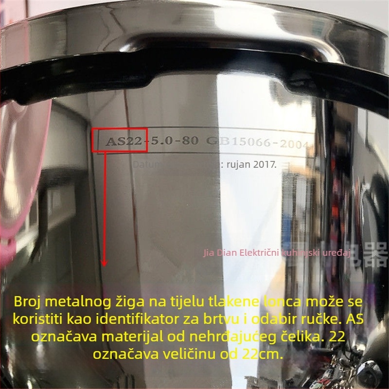 Zaptivni prsten za lonac pod pritiskom – univerzalna prilagodba, za električno kuhalo, direktna ugradnja