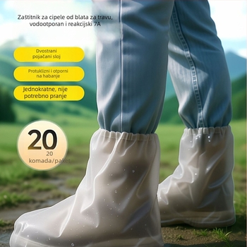 Jednokratne navlake za cipele za planinarenje i alpinizam, protuklizne, debele i otporne, podrijetlo Yiwu, marka Friendly, materijal PE, jednostavan stil