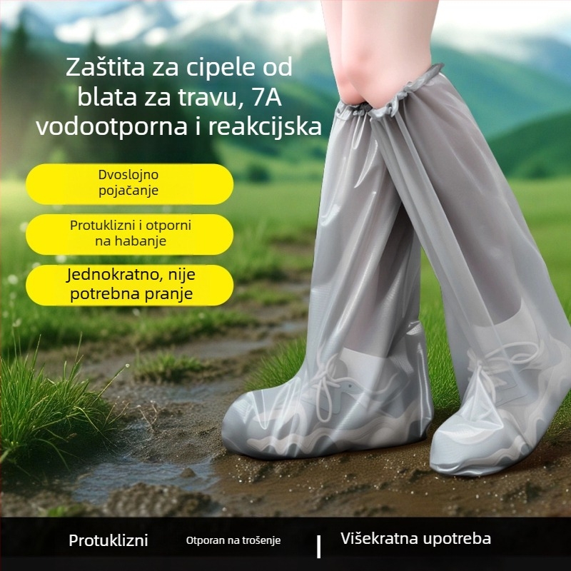 Jednokratne navlake za cipele za planinarenje i alpinizam, protuklizne, debele i otporne, podrijetlo Yiwu, marka Friendly, materijal PE, jednostavan stil