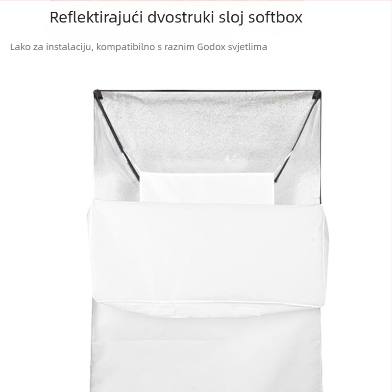 Softbox za studijsko osvjetljenje — Shenniu, mekana svjetlosna tkanina, model: Drugi