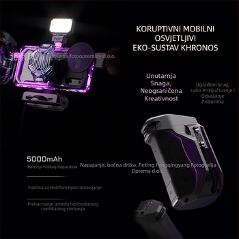 Tilta proširenje nosača objektiva za kućište mobitela — kompatibilno s iPhone 17 Pro / Pro Max; univerzalni model; nosivost do 2 kg