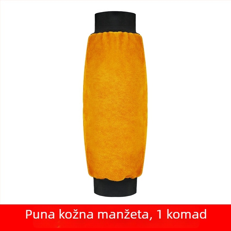 Zavarivački rukavi od teleće kože (drugi sloj; 300 g; za zavarivanje, rezanje i brušenje)
