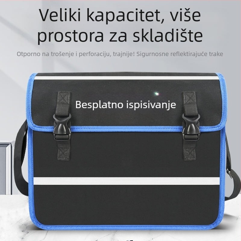 Torba za alate s jednim remenom, serija Custom, za nošenje i zaštitu alata, horizontalni stil