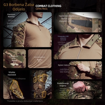 Unisex taktičke hlače s kamuflažom, tkanina od pamukasto-mješavine, otporne na habanje i vjetar, za outdoor planinarenje i kampiranje