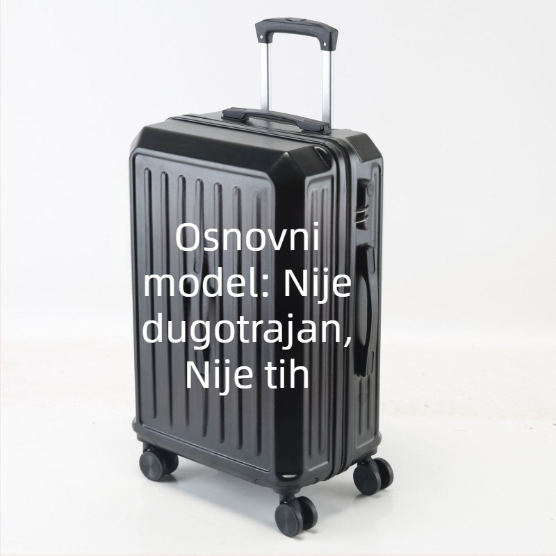 Studentski višenamjenski kovčeg sa zatvaračem, karbonsko tijelo, proširivo odjeljak, univerzalni kotačići, lokot