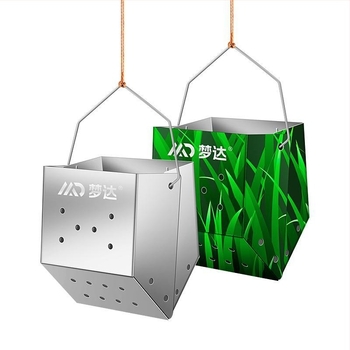 Mengda nehrđajući čelični uređaj za hranjenje za divlji ribolov, dizajn prevrnutog kante, fiksni punkt za ručnu štap, izbacivanje mamca na dno