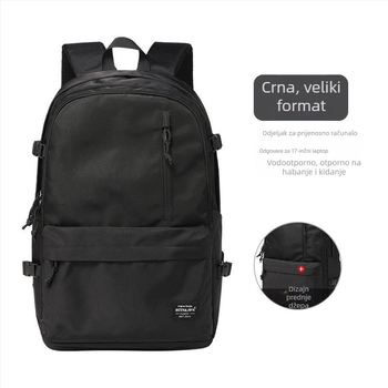 Ruksak u korejskom stilu, unisex, 20–35L, vodootporan, poliester, pogodan za 16-inčni laptop, naramenice s jastučićem zraka