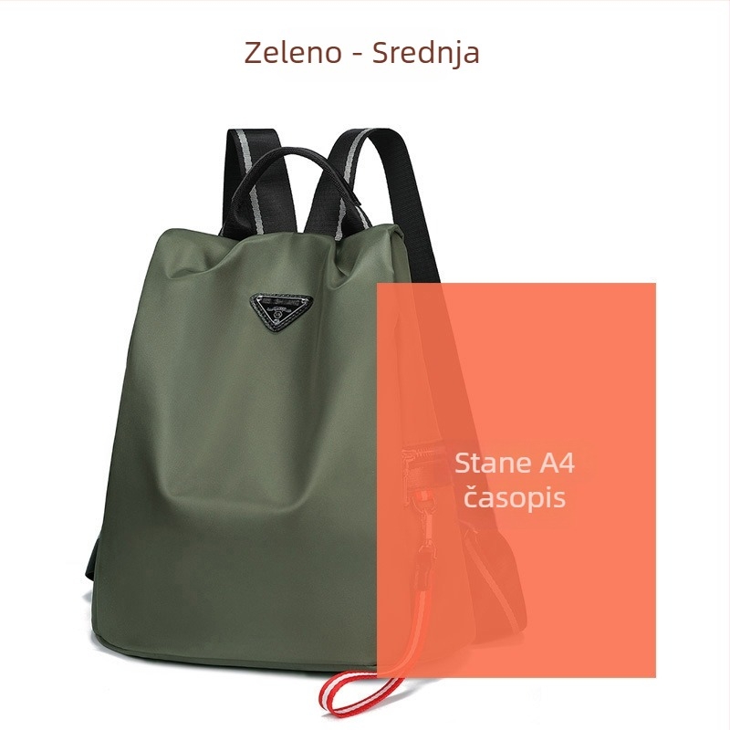 Ženski ruksak s zaštitom od krađe; Oxford materijal; kapacitet 36–55 L; kompatibilan s 14-inčnim prijenosnikom; vodootporan