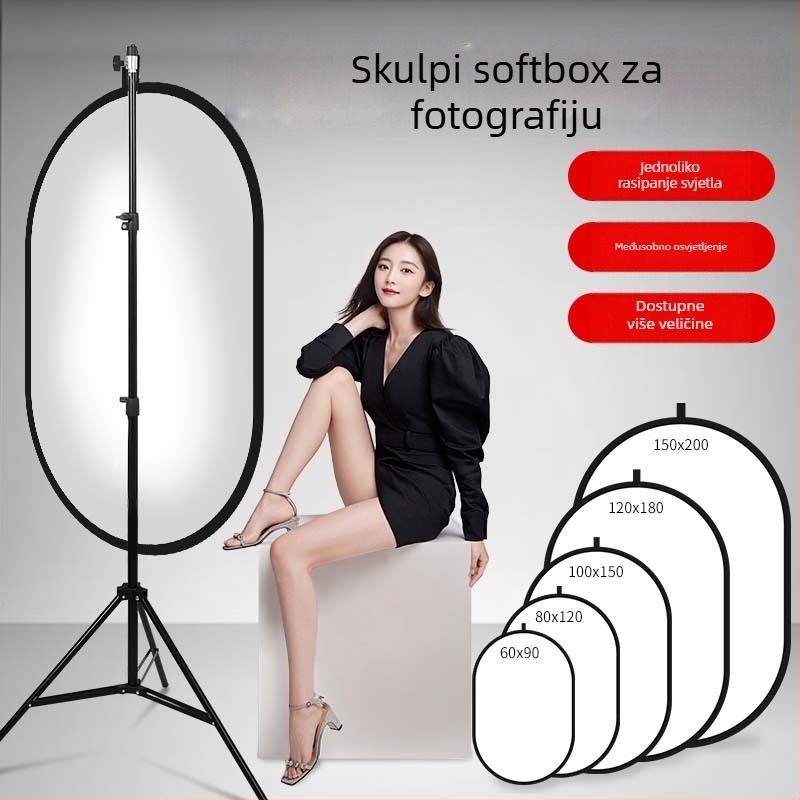 Panel mekog svjetla za fotografiju — marka Refutuna/Ruifutu; pogodan za pribor za mekano osvjetljenje; težina 3,5 kg; uključuje futrolu za nošenje