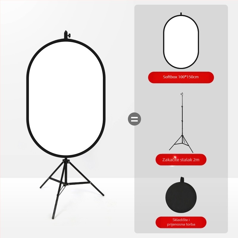 Panel mekog svjetla za fotografiju — marka Refutuna/Ruifutu; pogodan za pribor za mekano osvjetljenje; težina 3,5 kg; uključuje futrolu za nošenje