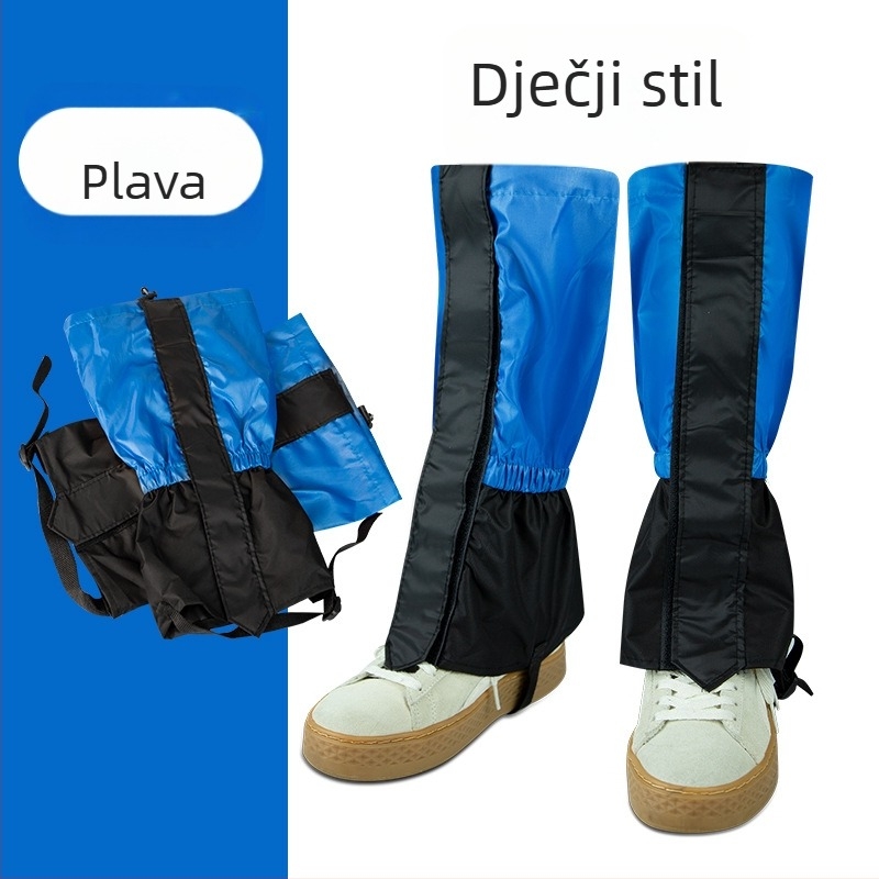 Snežne gaiters za planinarenje: vodootporne i prozračne, tople, otporne na habanje, izrađene od poliesterskih vlakana