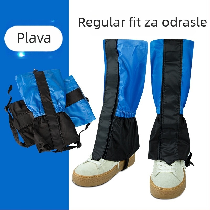 Snežne gaiters za planinarenje: vodootporne i prozračne, tople, otporne na habanje, izrađene od poliesterskih vlakana