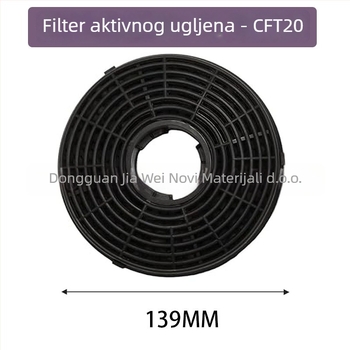 Filter aktivnog ugljika za kuhinjsku napa – ugrađeni način instalacije, tip proizvoda: element filtera za ulje, model Activated carbon filter, težina 80–175 g, izlazak na tržište 2025