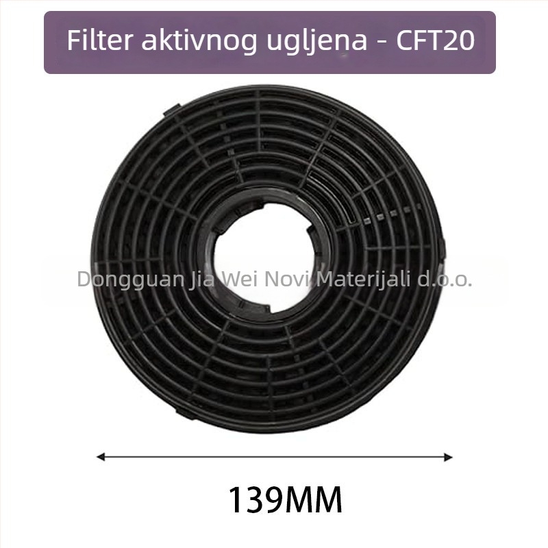 Filter aktivnog ugljika za kuhinjsku napa – ugrađeni način instalacije, tip proizvoda: element filtera za ulje, model Activated carbon filter, težina 80–175 g, izlazak na tržište 2025