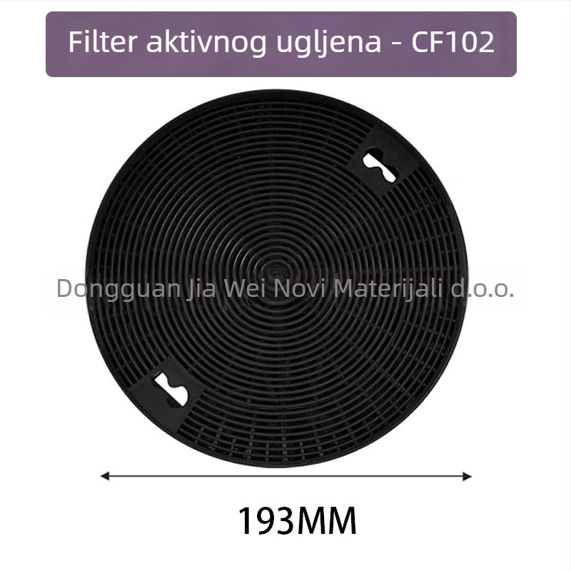 Filter aktivnog ugljika za kuhinjsku napa – ugrađeni način instalacije, tip proizvoda: element filtera za ulje, model Activated carbon filter, težina 80–175 g, izlazak na tržište 2025