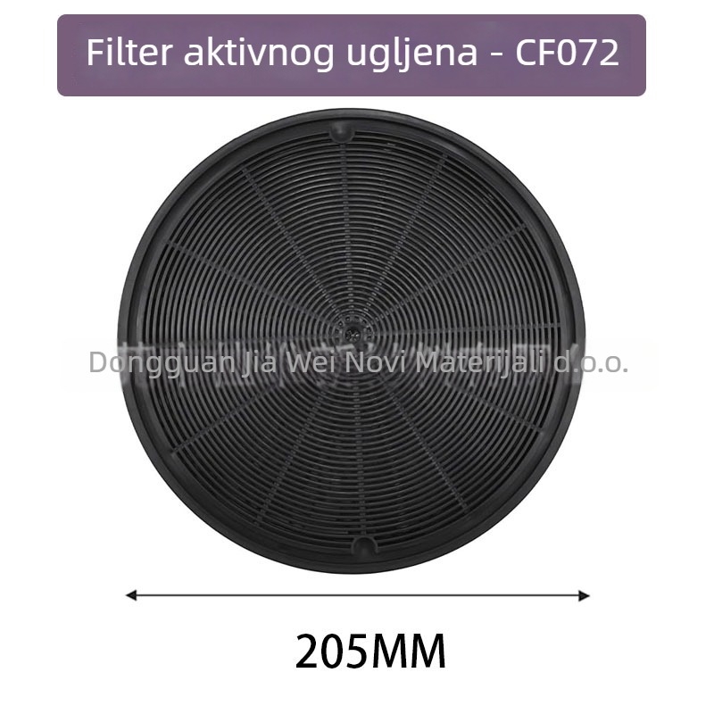 Filter aktivnog ugljika za kuhinjsku napa – ugrađeni način instalacije, tip proizvoda: element filtera za ulje, model Activated carbon filter, težina 80–175 g, izlazak na tržište 2025