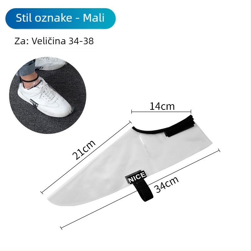 Navlake za obuće za frizere i frizerke - vodootporne, prozirne, debele i otporne na habanje