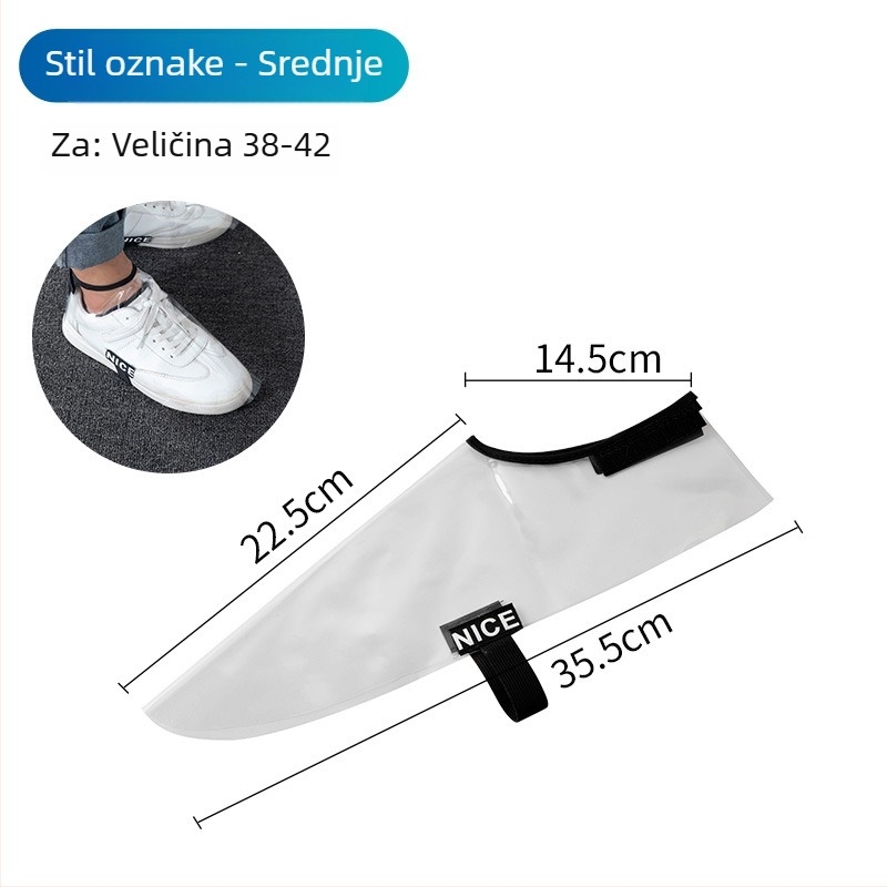Navlake za obuće za frizere i frizerke - vodootporne, prozirne, debele i otporne na habanje