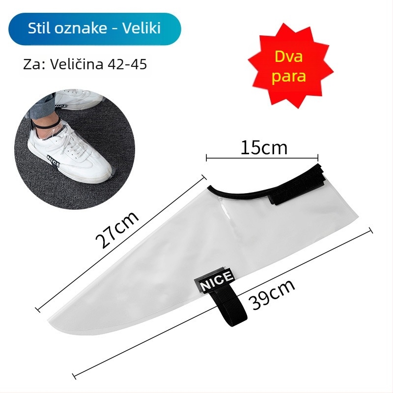 Navlake za obuće za frizere i frizerke - vodootporne, prozirne, debele i otporne na habanje