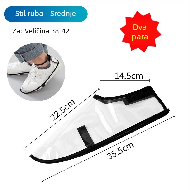 Navlake za obuće za frizere i frizerke - vodootporne, prozirne, debele i otporne na habanje