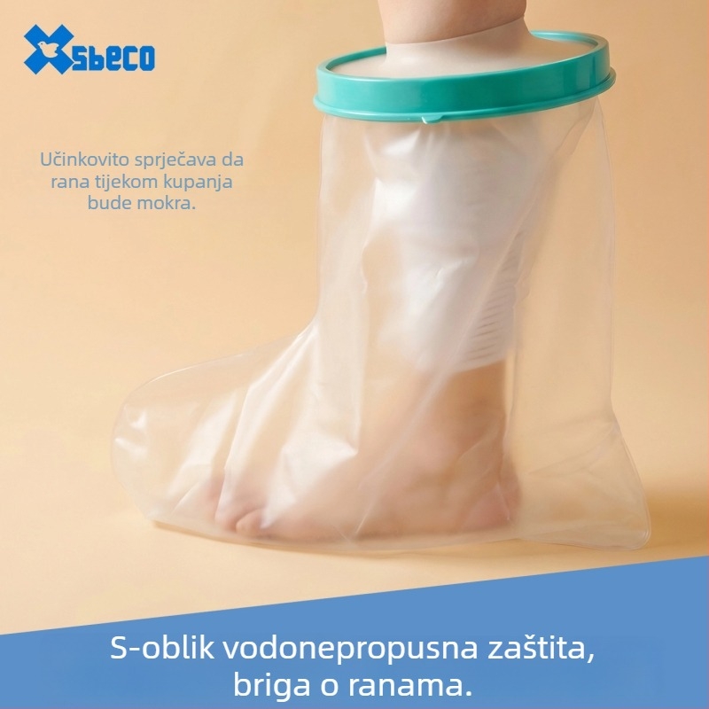 Fraktura vodootporna zaštita za kupanje – zaštita rana na rukama, nogama, listu i gležnju; PVC/PP sa silikon gelom; 0.3 kg; za kupanje/tuš/kućnu upotrebu