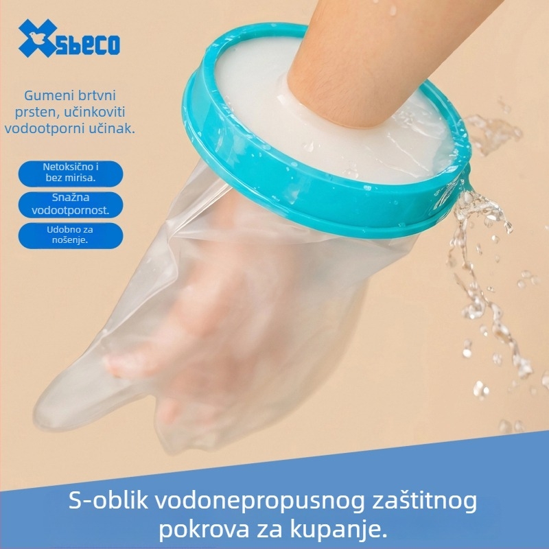 Fraktura vodootporna zaštita za kupanje – zaštita rana na rukama, nogama, listu i gležnju; PVC/PP sa silikon gelom; 0.3 kg; za kupanje/tuš/kućnu upotrebu