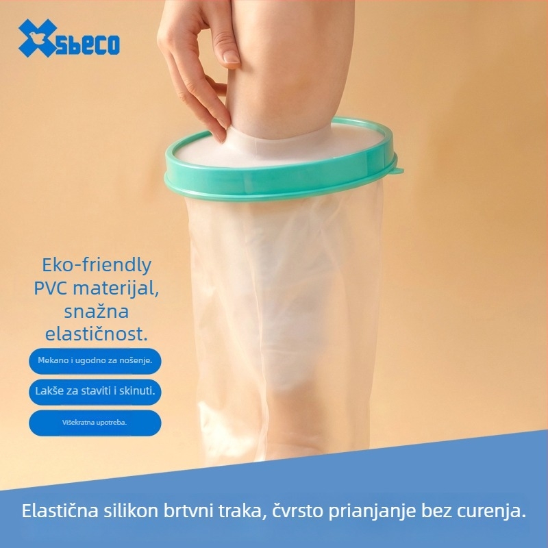 Fraktura vodootporna zaštita za kupanje – zaštita rana na rukama, nogama, listu i gležnju; PVC/PP sa silikon gelom; 0.3 kg; za kupanje/tuš/kućnu upotrebu