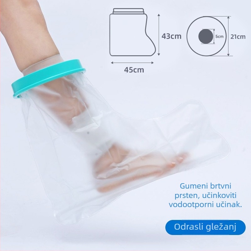 Fraktura vodootporna zaštita za kupanje – zaštita rana na rukama, nogama, listu i gležnju; PVC/PP sa silikon gelom; 0.3 kg; za kupanje/tuš/kućnu upotrebu