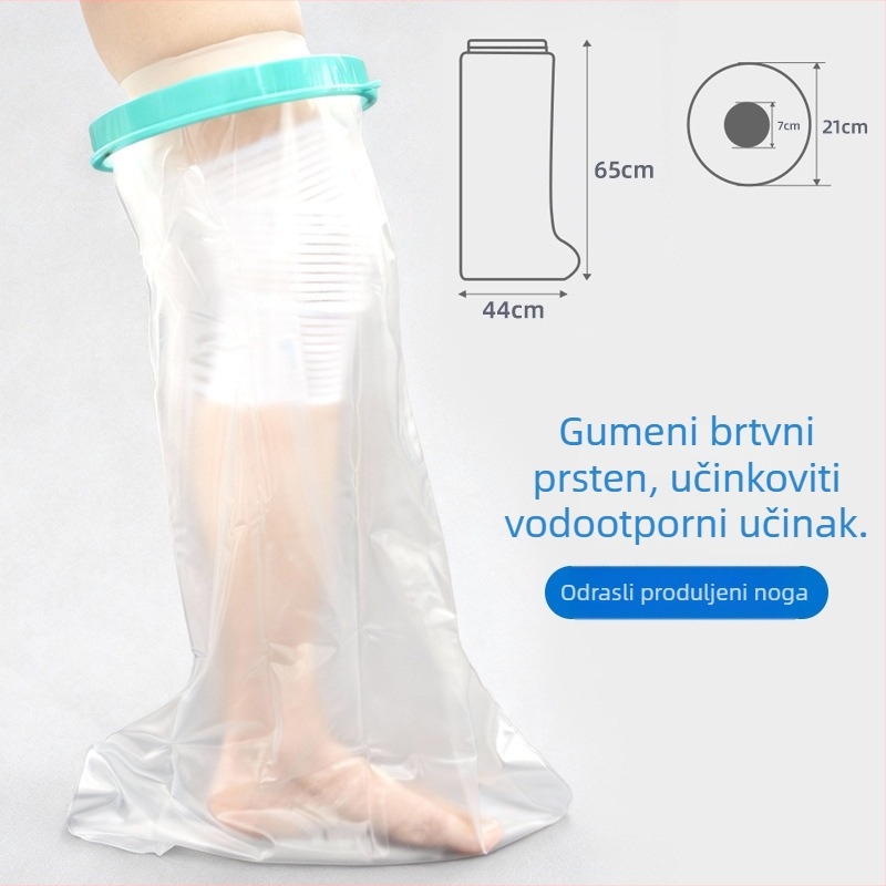 Fraktura vodootporna zaštita za kupanje – zaštita rana na rukama, nogama, listu i gležnju; PVC/PP sa silikon gelom; 0.3 kg; za kupanje/tuš/kućnu upotrebu