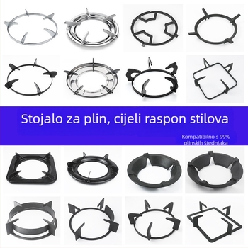 Držač za plinsku ploču – stolni jednodijelni dizajn, ručna ugradnja, opći model, težina oko 0,4 kg