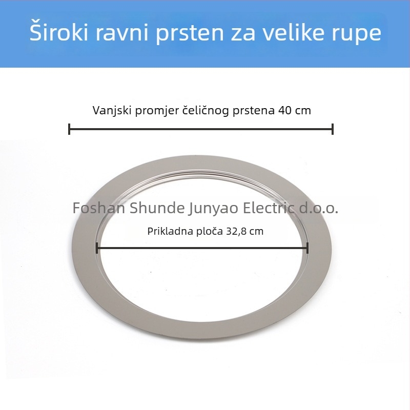 Junyao JDGQ nehrđajući čelik prsten ravne površine za elektromagnetne ploče — dodatak za lonac