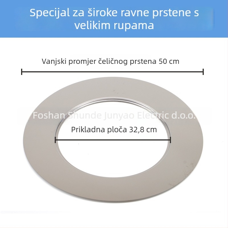 Junyao JDGQ nehrđajući čelik prsten ravne površine za elektromagnetne ploče — dodatak za lonac