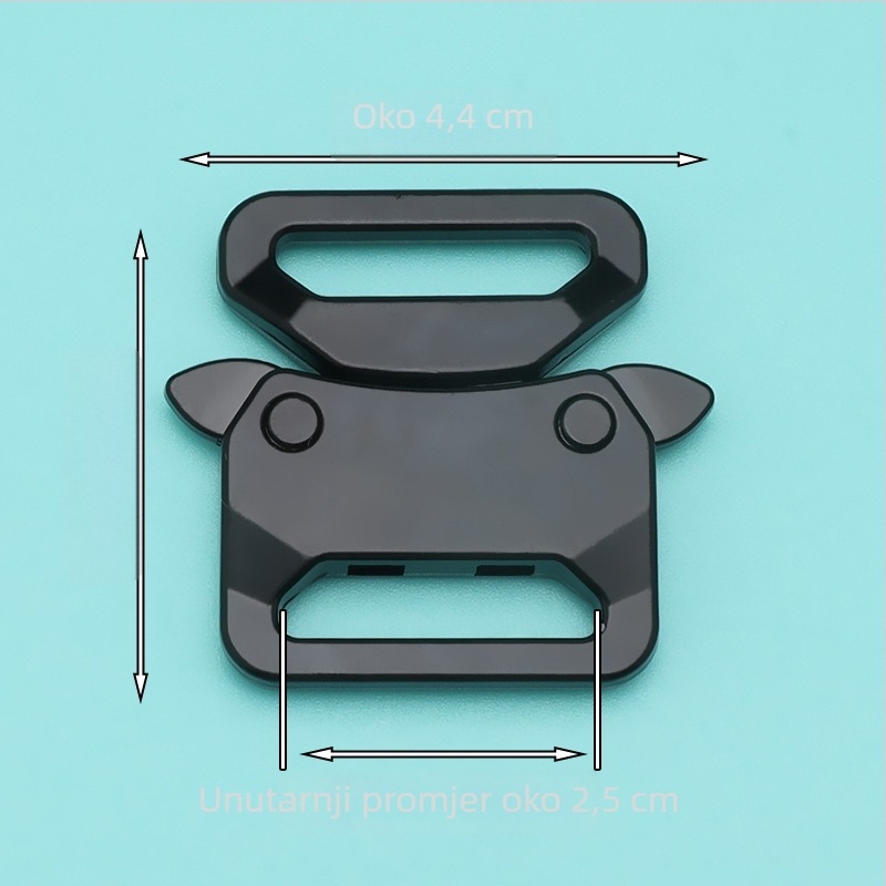 Kuka za remen za torbe: Cobra kopča od cinkovog legura, ulični stil, proljeće 2025