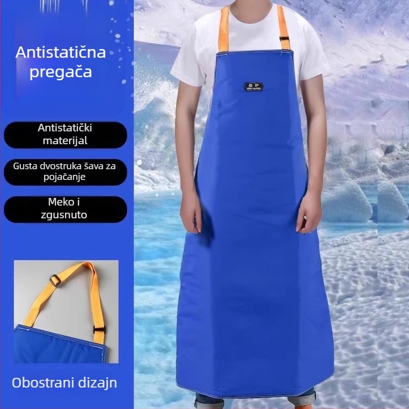 Apron otporan na tekući dušik, Thinsulate pamuka, za skladištenje na niskim temperaturama i LNG punionica, 1 kg