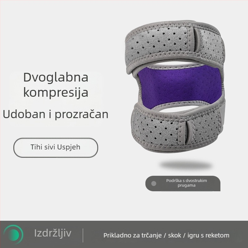 Tartini koljena zaštita od poliesterskog vlakna za badminton, odrasli, zaštita donjeg dijela noge