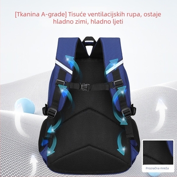 Školski ruksak s temom astronauta, poliester, prozračan, vodootporan, ultra lagan, zaštita kralježnice