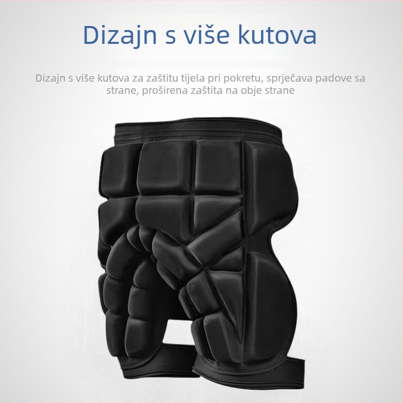 Dječji zaštitni set za skijanje: zaštita kuka i koljena, unutarnje zaštitne hlače za skijanje i snowboard, zaštita za rolanje i klizanje zimi