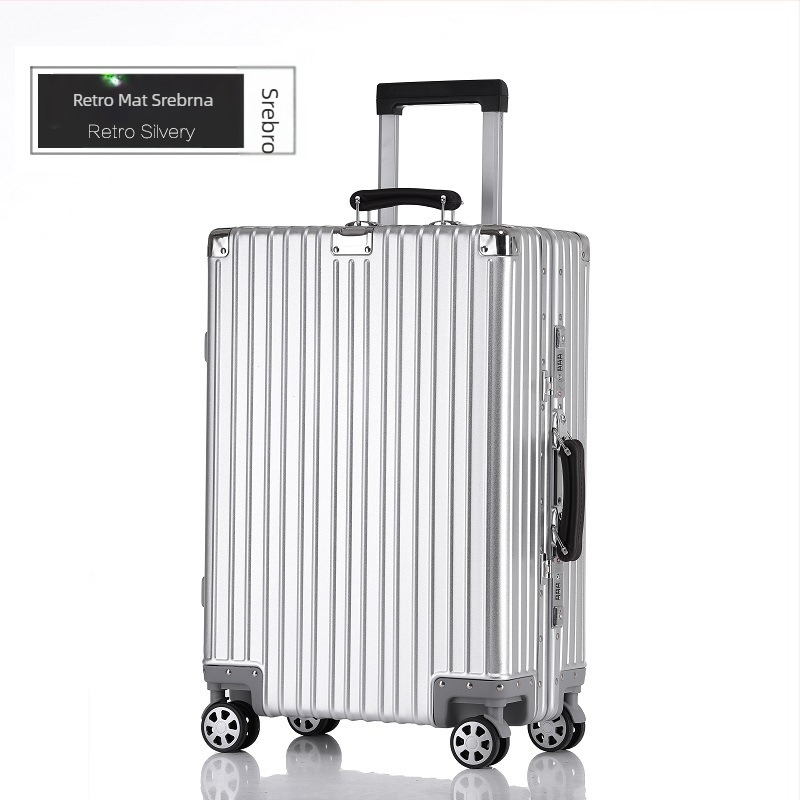 Unisex kovčeg od aluminijsko-magnezijske legure s TSA kombinacijskim zaključavanjem, model 8006/8007, univerzalni kotači, težina 4,3–6,5 kg