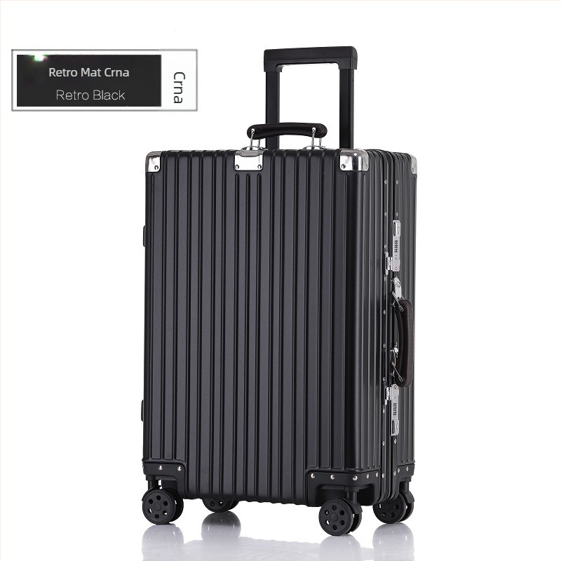 Unisex kovčeg od aluminijsko-magnezijske legure s TSA kombinacijskim zaključavanjem, model 8006/8007, univerzalni kotači, težina 4,3–6,5 kg