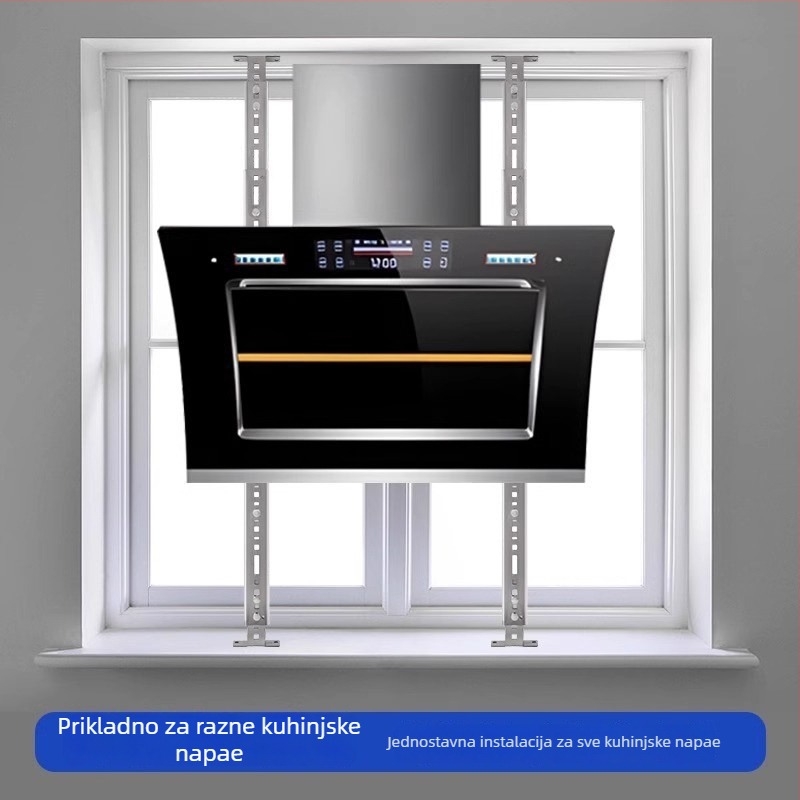 Nerđajući čelični vješalica za kuhinjski napa – univerzalna vješalica za napa, zidni montaža, 2 kg